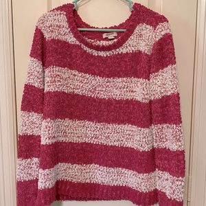 Arizona Jean Co. Pink/White Sweater